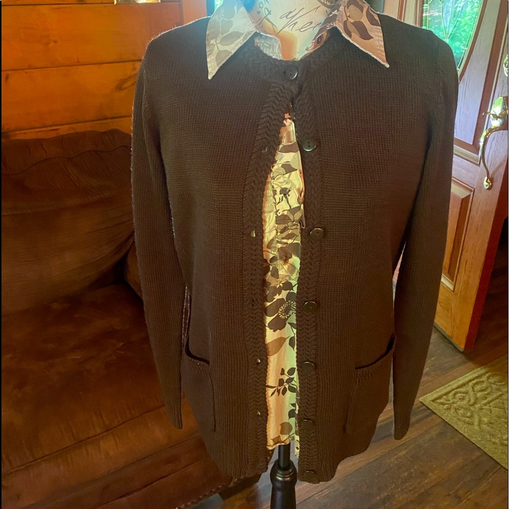 Button Up Sweater